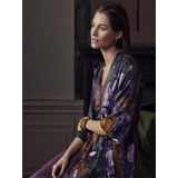 Kimono Morgenmantel Essenza Jula Leila Damen Forest Green-M