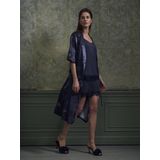 Essenza Kimono Sarai Flora - Nightblue - Elegante Driekwartsmouwen