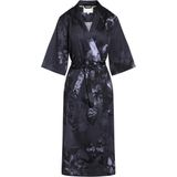 Essenza Kimono Sarai Flora - Nightblue - Elegante Driekwartsmouwen