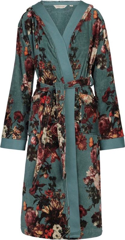 Essenza - Perri Karli - Badjas - Reef Green - Katoen-Velours