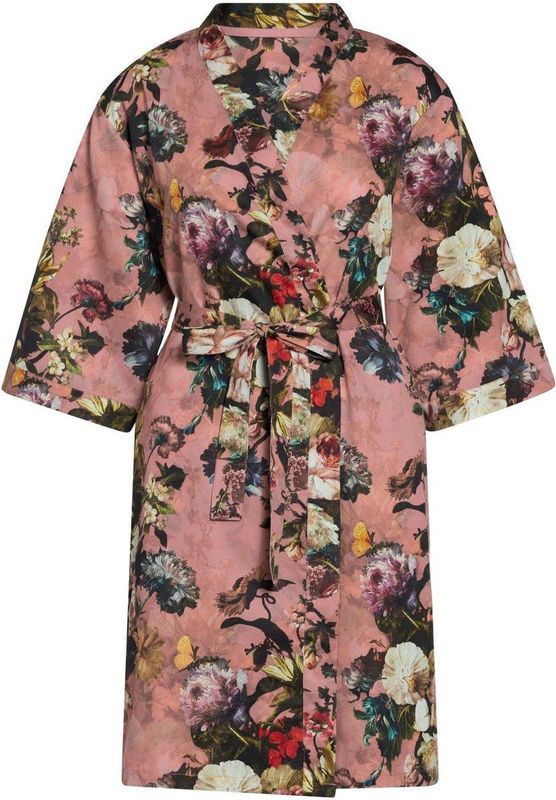 ESSENZA Jula Karli Kimono Darling Pink - Katoen Satijn