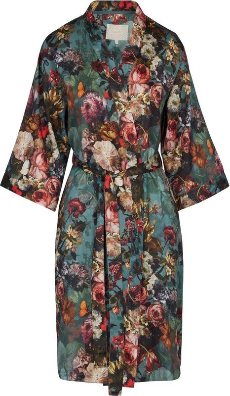 ESSENZA - Karli - Kimono - Reef Green - 100% Katoen Satijn