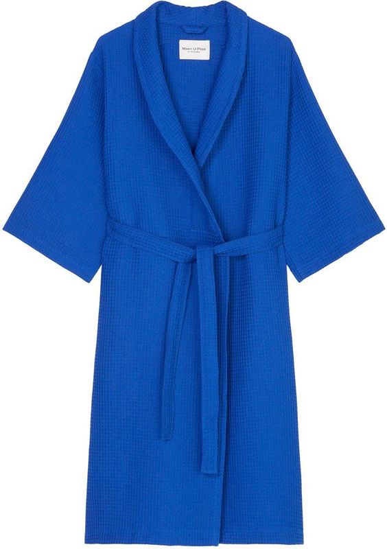 Bademantel Marc O'Polo Essential Damen Cobalt-XL
