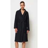 Marc O'Polo Premium Badjas - Donkerblauw - 100% Biologisch Katoen - GOTS Certificaat