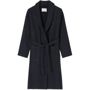 Marc O'Polo Premium Badjas - Donkerblauw - 100% Biologisch Katoen - GOTS Certificaat