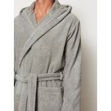 Marc O'Polo - Timeless Badjas - Grijs - 100% Biologisch Katoen - GOTS Gecertificeerd
