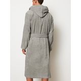 Marc O'Polo - Timeless Badjas - Grijs - 100% Biologisch Katoen - GOTS Gecertificeerd
