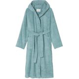 Marc O'Polo Badjas Timeless Aquamarine - Comfortable Badstof met Capuchon
