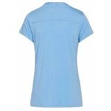 Essenza - Luyza Uni - T-Shirt - Azur Blue - 95% Viscose Eco Vero