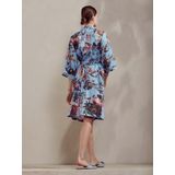 ESSENZA Kimono Sarai Isabella Azurblauw - Bloemenprint