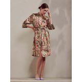 ESSENZA - Noleste - Kimono - Greenish - 100% Katoen Satijn