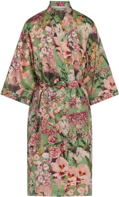 ESSENZA - Noleste - Kimono - Greenish - 100% Katoen Satijn