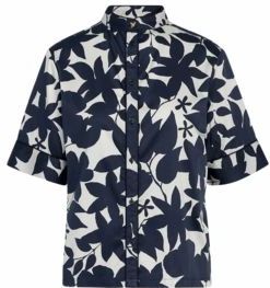 Essenza - Poppy Imara - Pyjamashirt - Antraciet - 65% Modal, 33% Katoen, 2% Elastaan