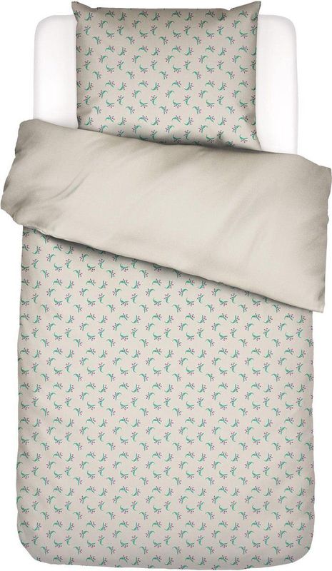 Dekbedovertrek - Grijs - Katoen - Eenpersoons