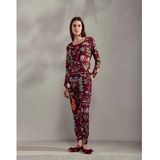 Essenza - Luyza Marigold - Pyjamashirt - Burgundy