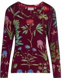 Essenza - Luyza Marigold - Pyjamashirt - Burgundy