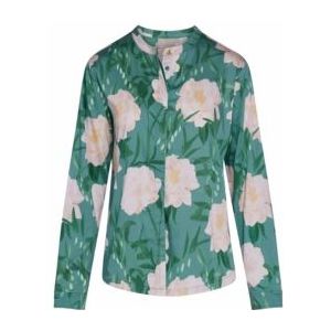Essenza - Marie Dorothea - Pyjamashirt - Soft Teal - Modal/Katoen/Elastaan