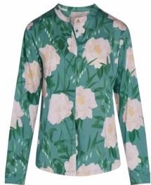 Essenza - Marie Dorothea - Pyjamashirt - Soft Teal - Modal/Katoen/Elastaan