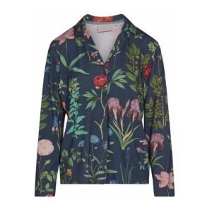 Essenza - Elodie - Pyjamashirt - Slate Grey - Relaxed Fit - Lenzing EcoVero