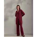 Essenza - Valentina Uni - Nachthemd - Burgundy - Oversized Fit