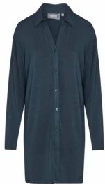 Essenza - Valentina Uni - Nachthemd - Slate Grey - 95% Modal, 5% Elastaan