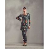 Essenza - Elm Marigold - Nachthemd - Slate Grey - Lenzing EcoVero