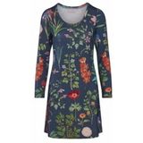 Essenza - Elm Marigold - Nachthemd - Slate Grey - Lenzing EcoVero