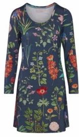 Essenza - Elm Marigold - Nachthemd - Slate Grey - Lenzing EcoVero