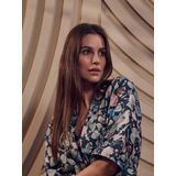 Essenza - Ilona Aleste - Kimono - Slate Grey - 100% Biologisch Katoen Satijn