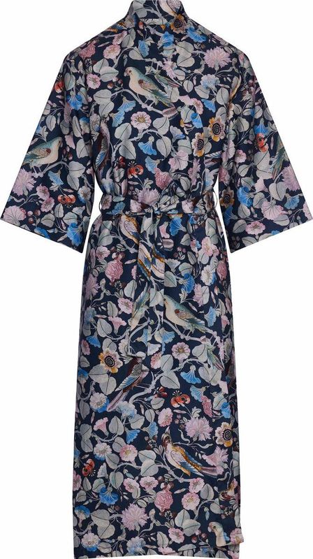 Essenza - Ilona Aleste - Kimono - Slate Grey - 100% Biologisch Katoen Satijn