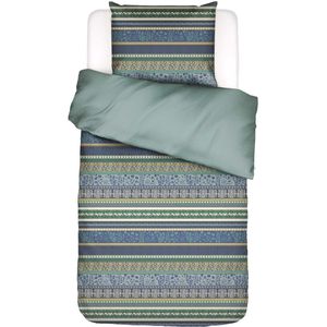 ESSENZA Lita Surf green Dekbedovertrekset 140 x 220 cm