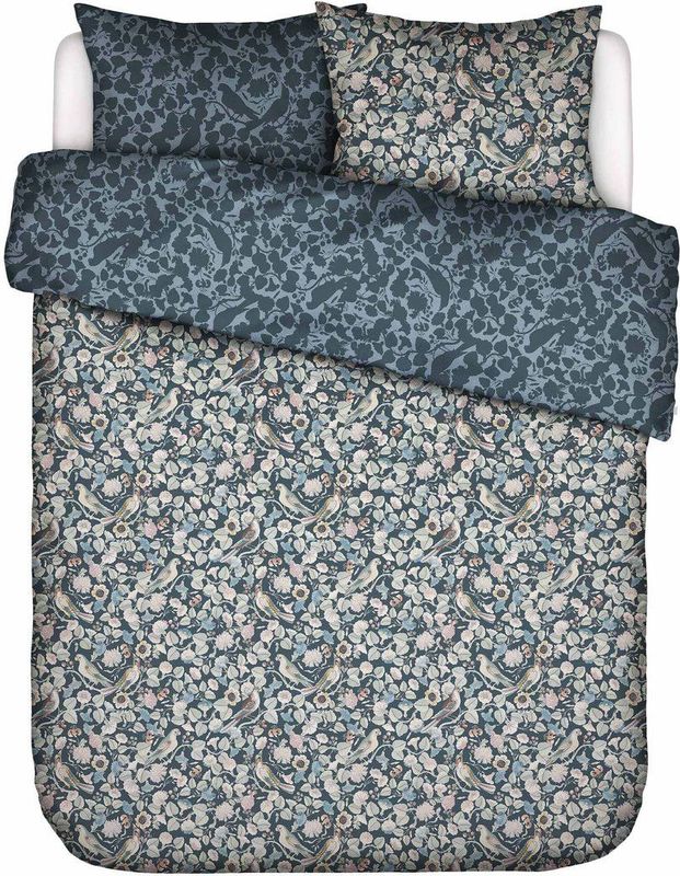 ESSENZA - Aleste - Dekbedovertrekset - Slate Grey - Katoen Satijn - 260 x 220 cm