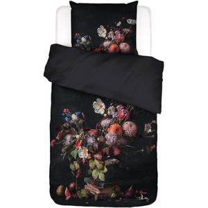 Essenza - Bouquet - Dekbedovertrek - Anthracite - Katoen-Satijn