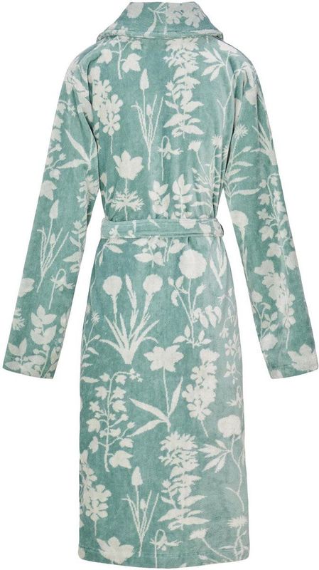 ESSENZA - Maribel - Badjas - Surf green - Knielang - Oekotex gecertificeerd