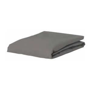 Topper Spannbettlaken Essenza The Perfect Organic Jersey Steel Grey (Baumwolle)-Lits-Jumeaux XL (180/200 x 200/210/220 cm)