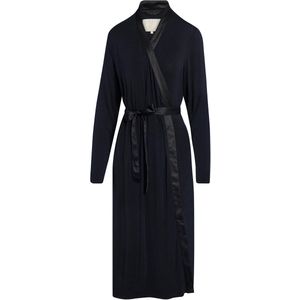 ESSENZA Ambre Uni Kimono - Antraciet - 100% Katoen