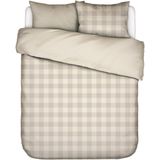 ESSENZA - Chess - Dekbedovertrekset - Oatmeal - 240 x 220 cm