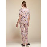 ESSENZA Jules Fiorre Lange Broek - Pale Lilac - 100% Katoen