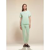 Essenza - Jules Uni - Pyjamabroek - Subtle green - Oeko-Tex Gecertificeerd