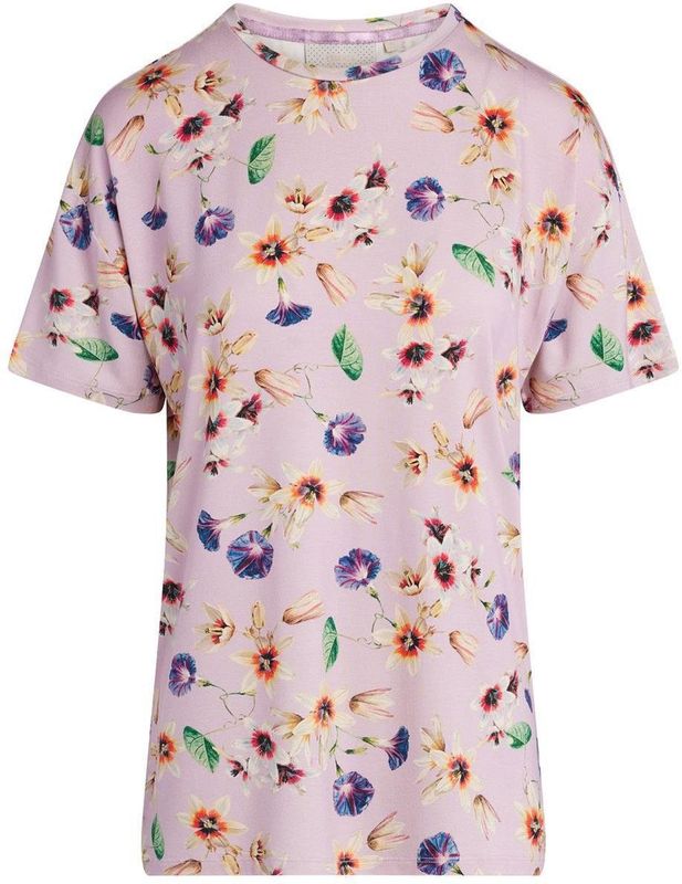 ESSENZA - Fiorre - Top - Pale Lilac - Korte Mouw