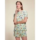 ESSENZA - Fiorre - Top - Subtle Green - Korte Mouw