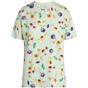 ESSENZA - Fiorre - Top - Subtle Green - Korte Mouw