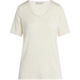 ESSENZA Julot Uni Top - Vanille - Korte Mouw - Tricot