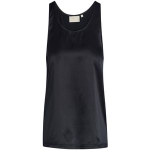 Essenza - Shelby satin Uni - Pyjamashirt - Antraciet