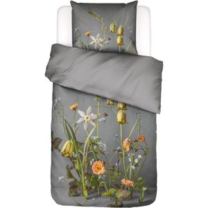 ESSENZA Ficaria Grijs Dekbedovertrekset 140 x 220 cm