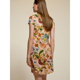 ESSENZA - Isa Roselina - Nachtjapon - Evening Rose - Korte Mouwen - A-lijn Pasvorm