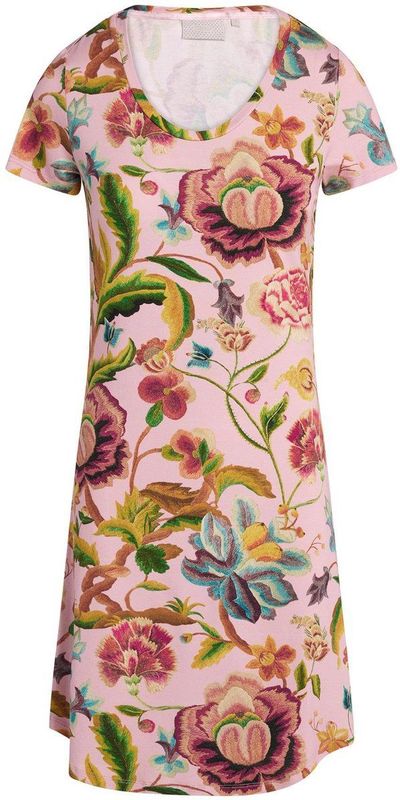 ESSENZA - Isa Roselina - Nachtjapon - Evening Rose - Korte Mouwen - A-lijn Pasvorm