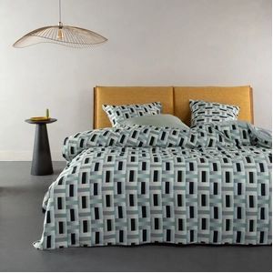 ESSENZA Ilori Pearl grey Dekbedovertrekset 140 x 220 cm