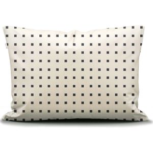 Marc O'Polo Iben Kussensloop - Zwart - Katoen-Satijn