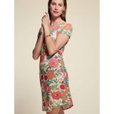 ESSENZA - Isa - Nachtjapon - Lobster pink - Korte Mouwen - A-lijn Pasvorm